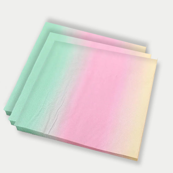 Rainbow Theme Paper Napkins