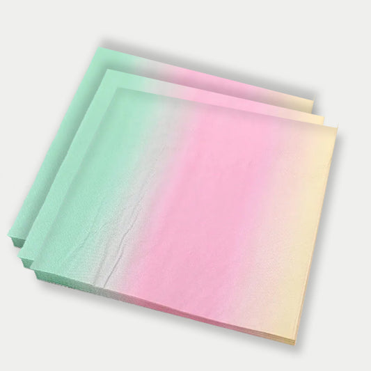 Rainbow Theme Paper Napkins