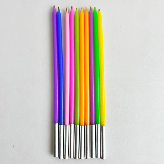 Rainbow Pencil Candles