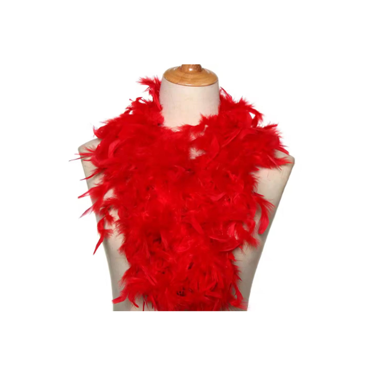 Red Feather Boa