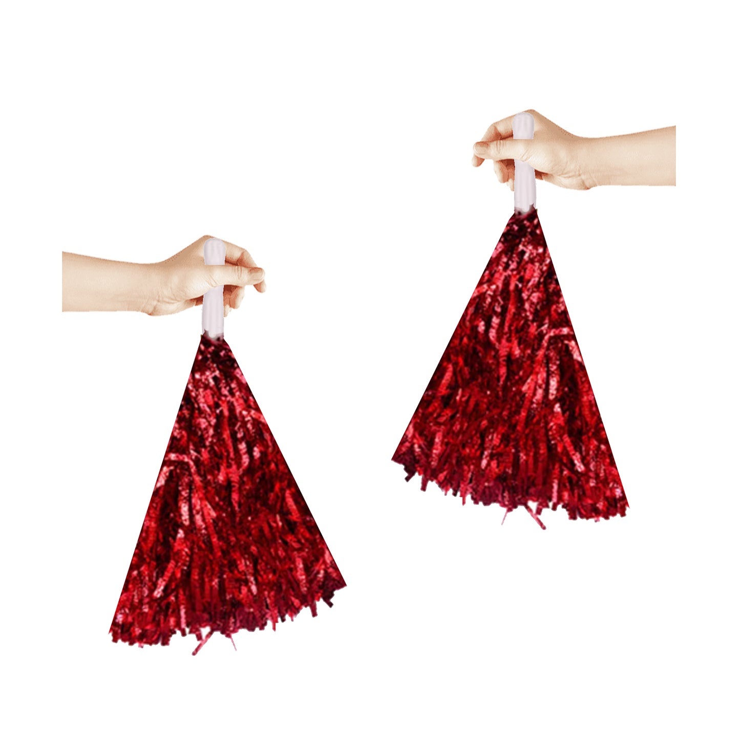 Cheerleading Pom Poms Thick & Thin Volume