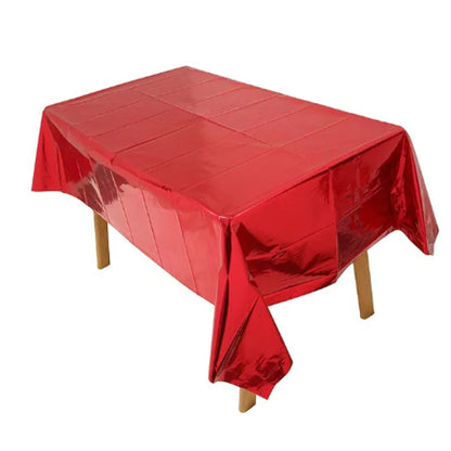 Metallic Plastic Table Covers