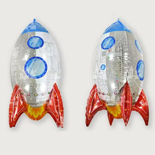 Rocket 4D Foil Balloon