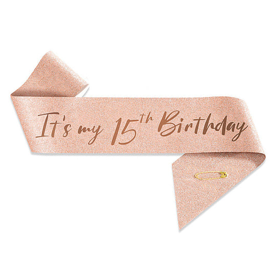 It's My 15th Birthday Rose Gold