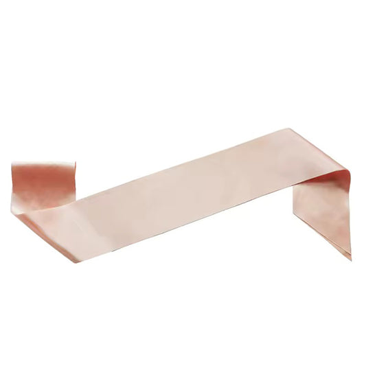 Rose Gold Satin Blank Sash