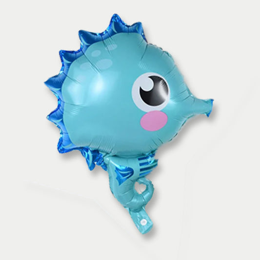 Sea Horse Foil Balloon (Blue)