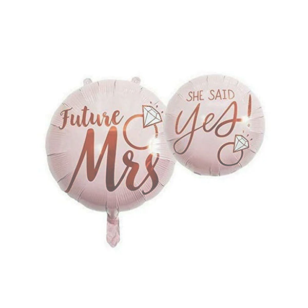 She Said Yes Foil Balloon