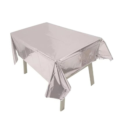 Metallic Plastic Table Covers