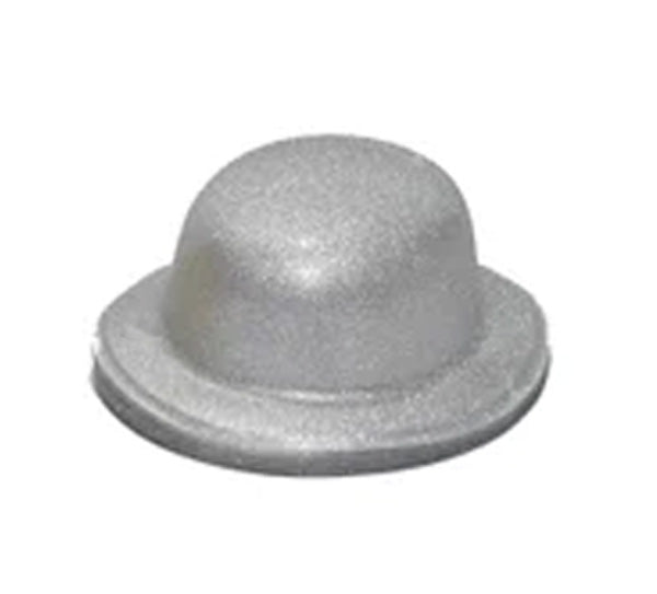 Silver Glitter Top Hat