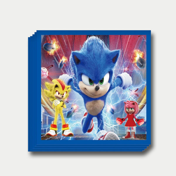 Sonic Theme Paper Napkins