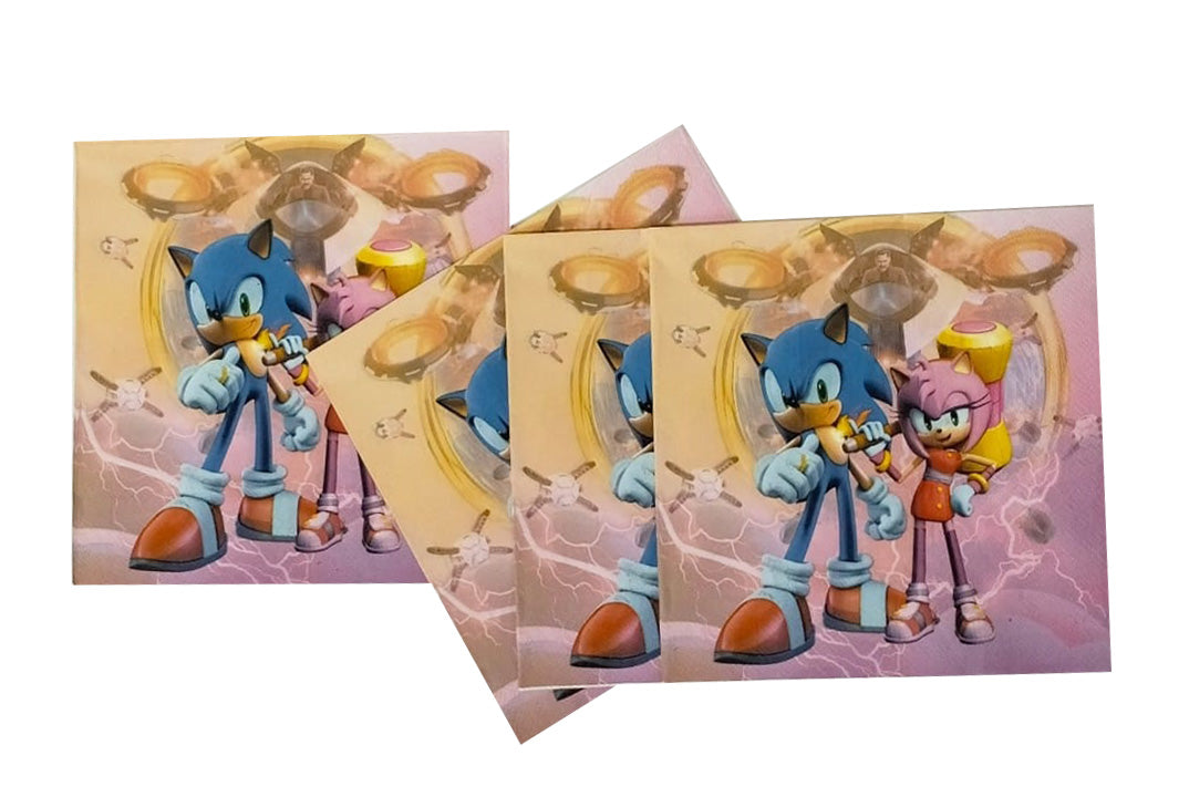 Sonic Pink Theme Napkin