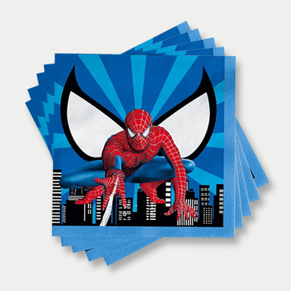 Spiderman Theme Paper Napkins