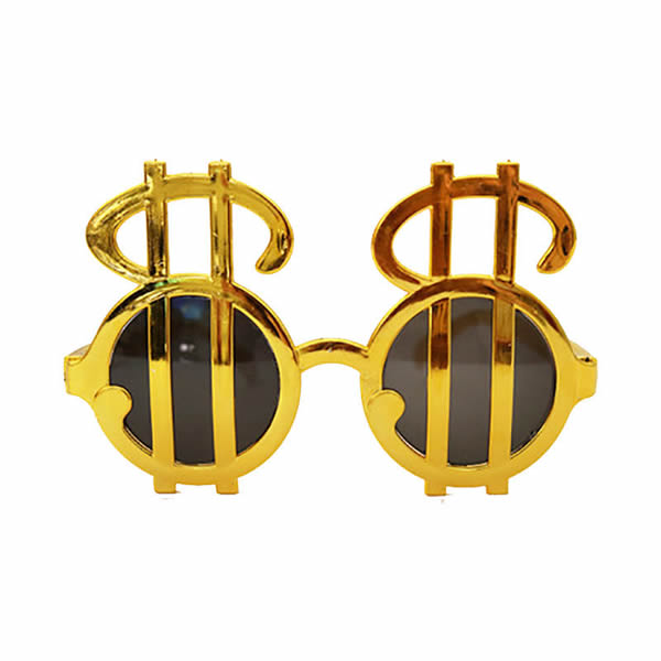 Novelty Dollar Sign Sunglasses