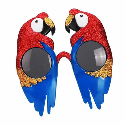 Blue Red Parrot Bird Sunglasses