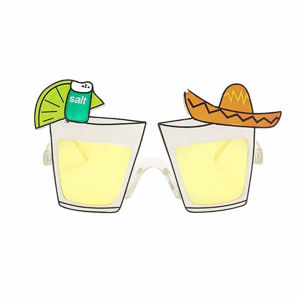 Mexico Capped Tequila Party Sunglasses Pink Color