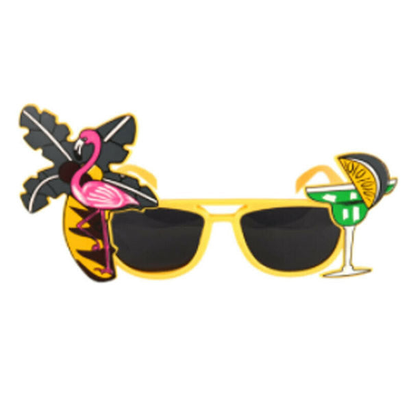 Hawaiian Flamingo Sunglasses Neon Tropical Beach