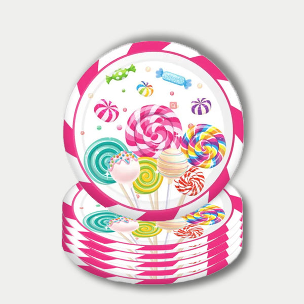 Sweet Theme Paper Plates