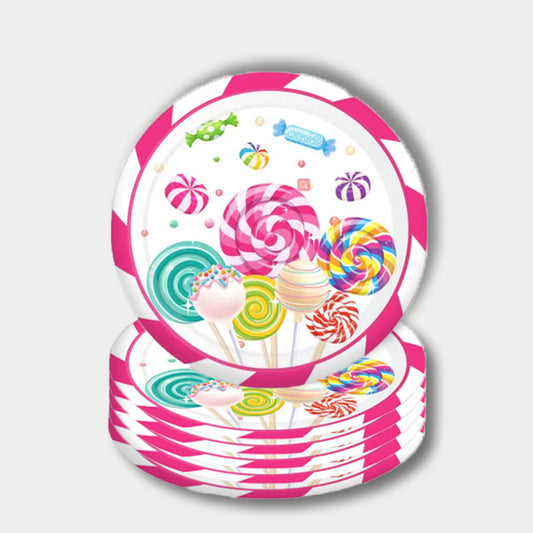 Sweet Theme Paper Plates