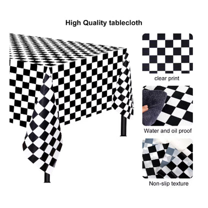 Chess Party Theme Table Cloth