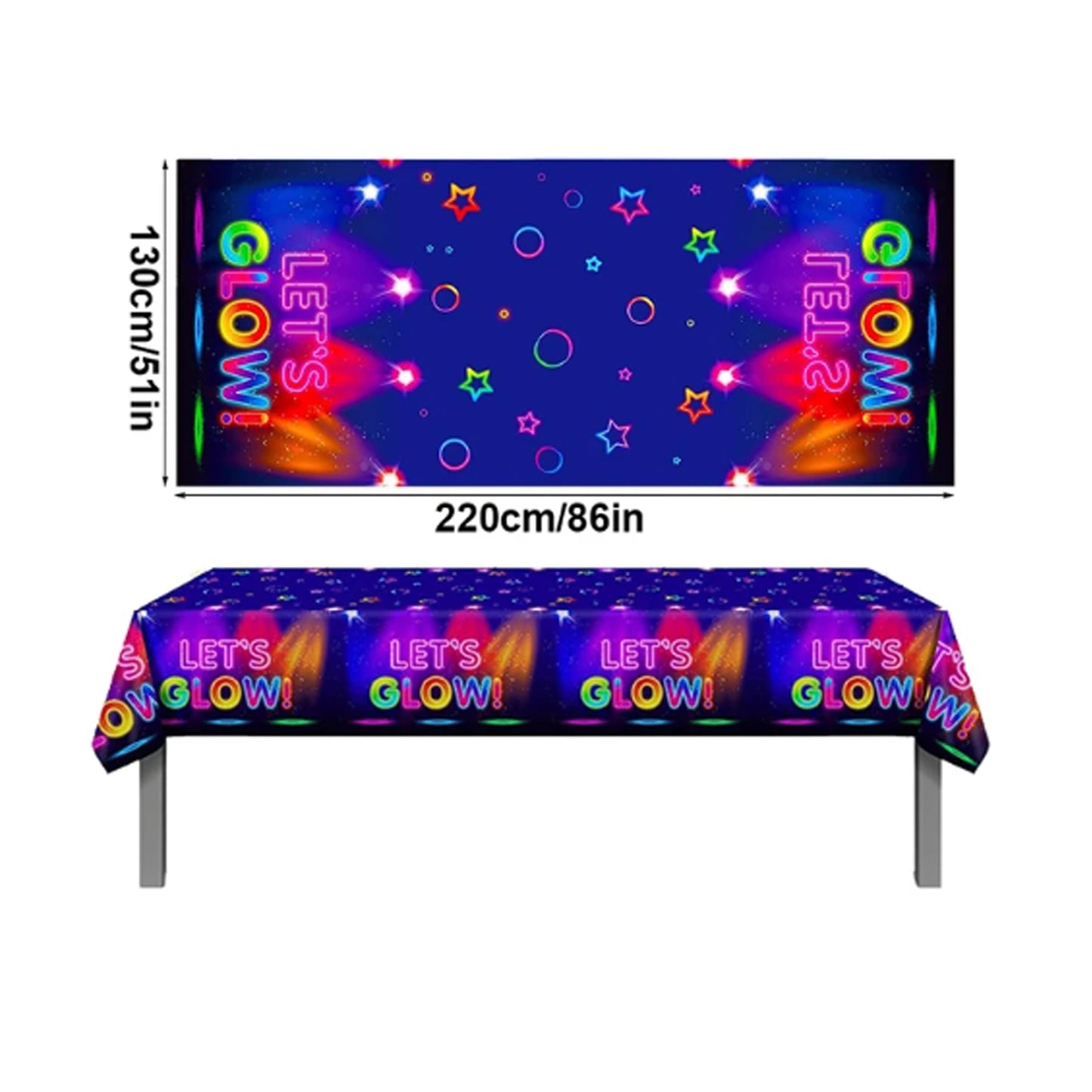 Let's Glow Tablecloths