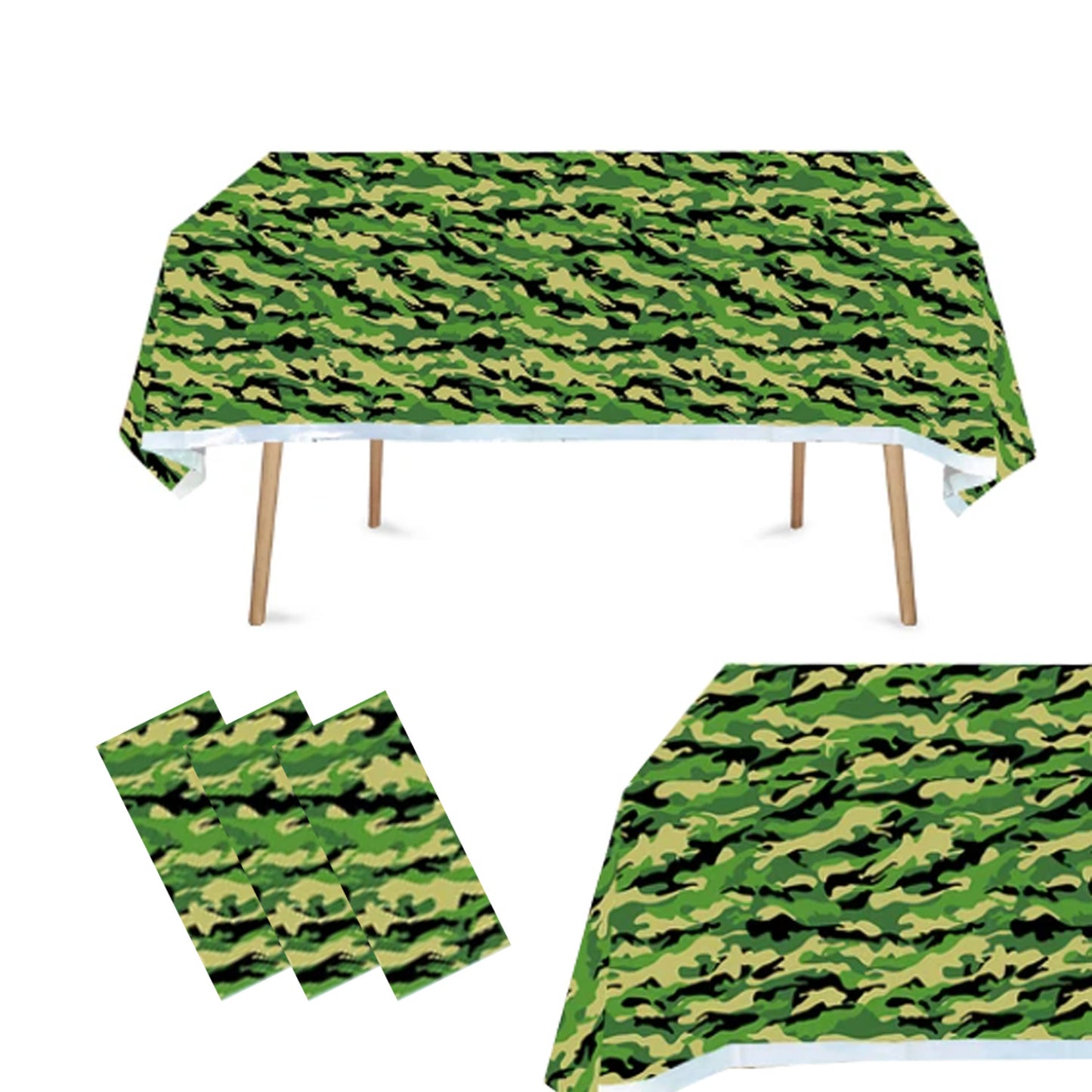 Camouflage Themes Tablecloths