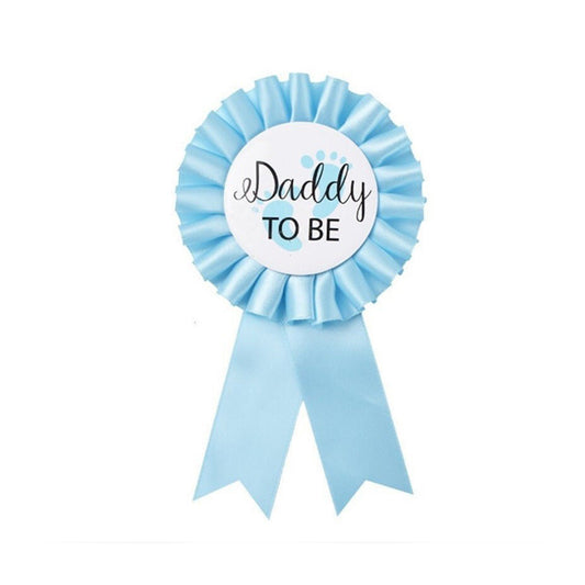 Daddy To Be Badge Blue