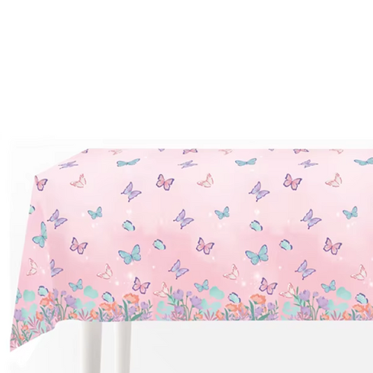 Pink & Purple Butterfly Table  Cover
