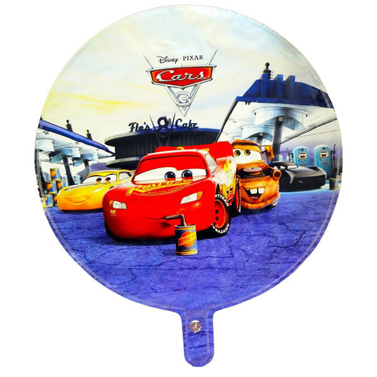 Cars Lightning McQueen 3 Cars Foil Balloon