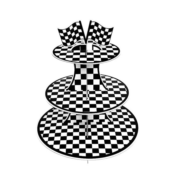 Chequered Cupcake Stand