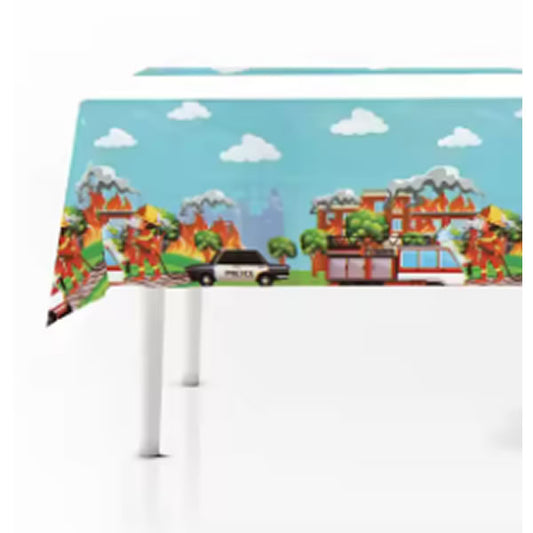 Fire Truck Table Cover