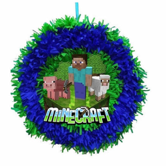 Minecraft Round Pinata