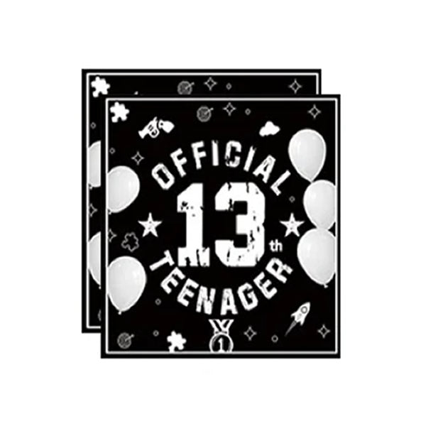 13th Birthday Paper Napkins