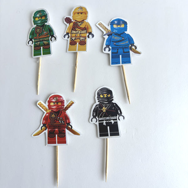 Lego Ninjago Cupcake Toppers