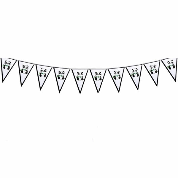 Panda  Flag Bunting