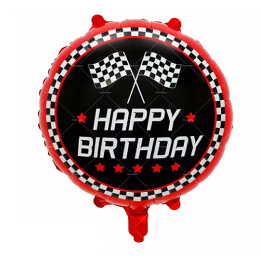 Checkered Flag HB Foil Balloon
