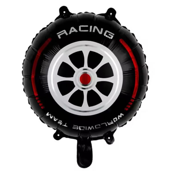 Race Car Tyre Foil Balloon (Red)