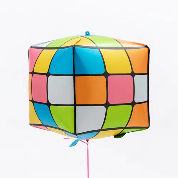 Rubik's Cube 4D Foil Balloon