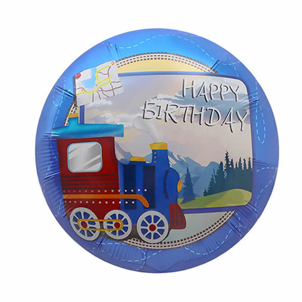 Train Foil Balloon