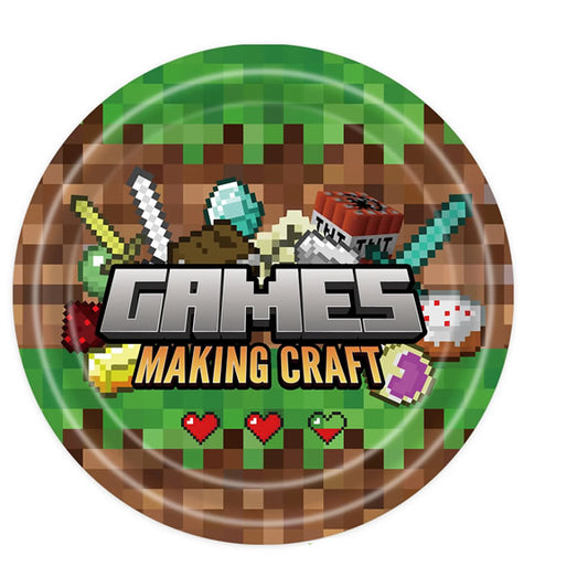 Minecraft Paper Plates