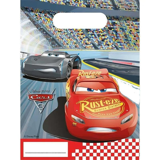Cars Lightning McQueen Plastic Loot Bags