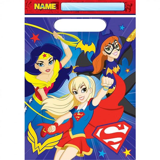 DC Superhero Girls Plastic Loot Bags