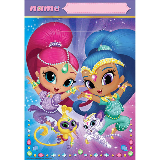 Shimmer & Shine Plastic Loot Bags