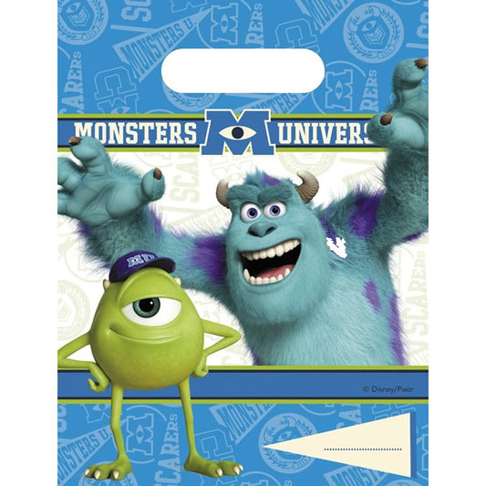 Monsters University Plastic Loot Bags