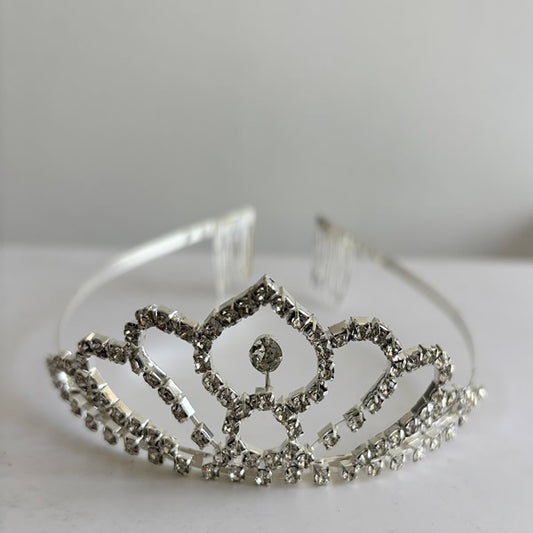 Silver Metal Tiara S9