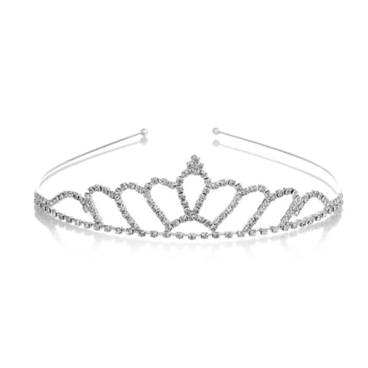 Silver Metal Tiara S11