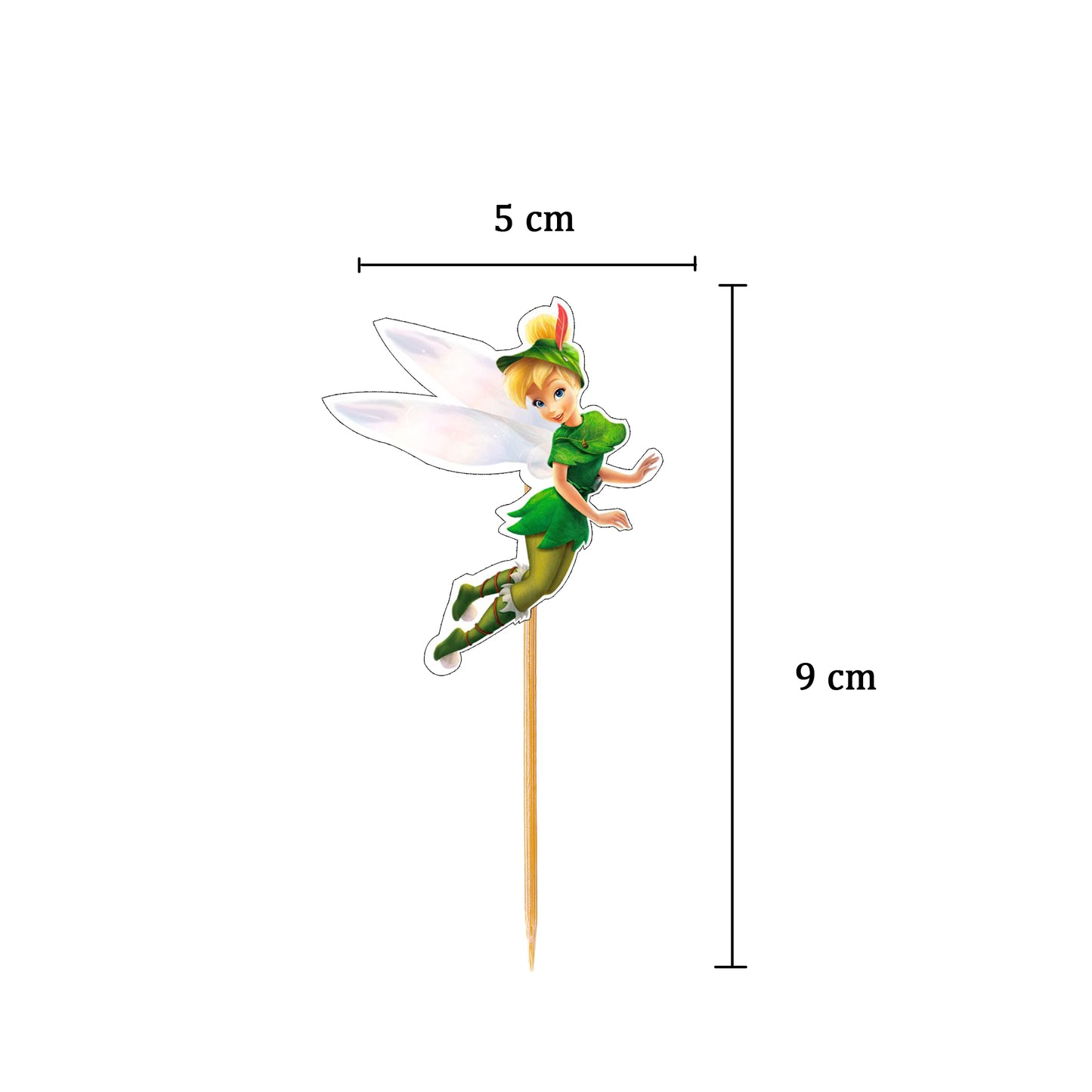 Tinkerbell Cup Cake Topper