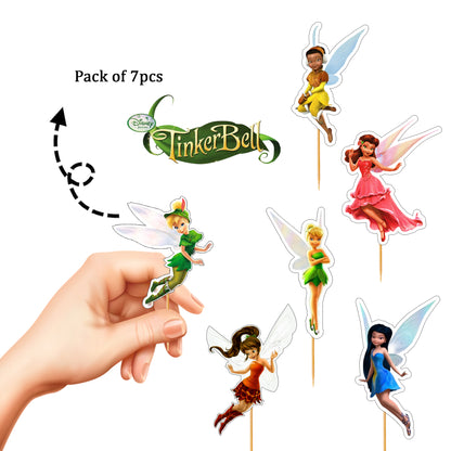 Tinkerbell Cup Cake Topper