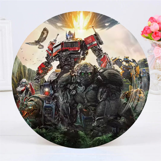 Transformer Theme Paper Plate