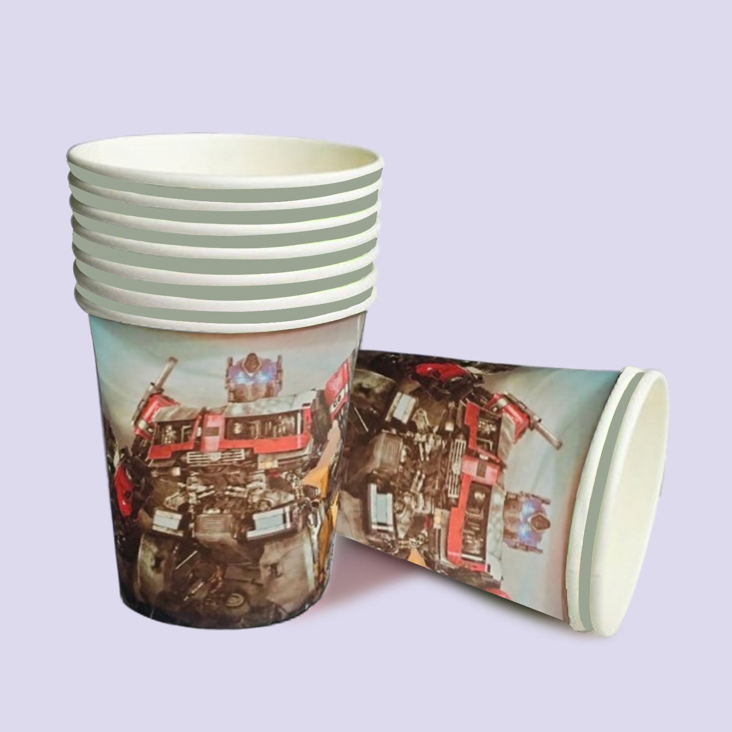 Transformer Theme Paper Cup