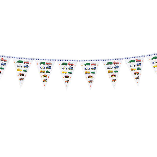 Transport Theme Flag Bunting